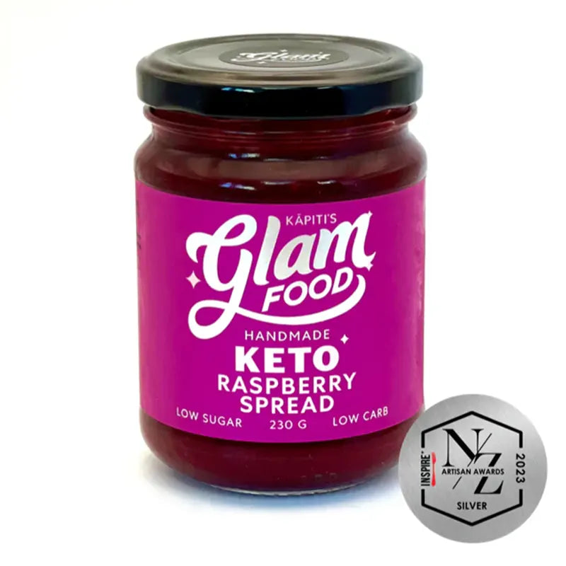 Keto Store NZ | Glam Jam Raspberry Spread | Kapiti's Glam Food