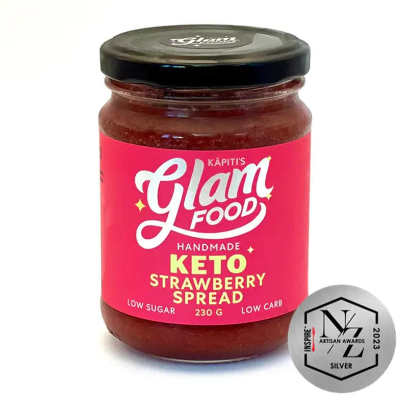 Keto Store NZ | Glam Jam Strawberry Spread | Kapiti's Glam Food