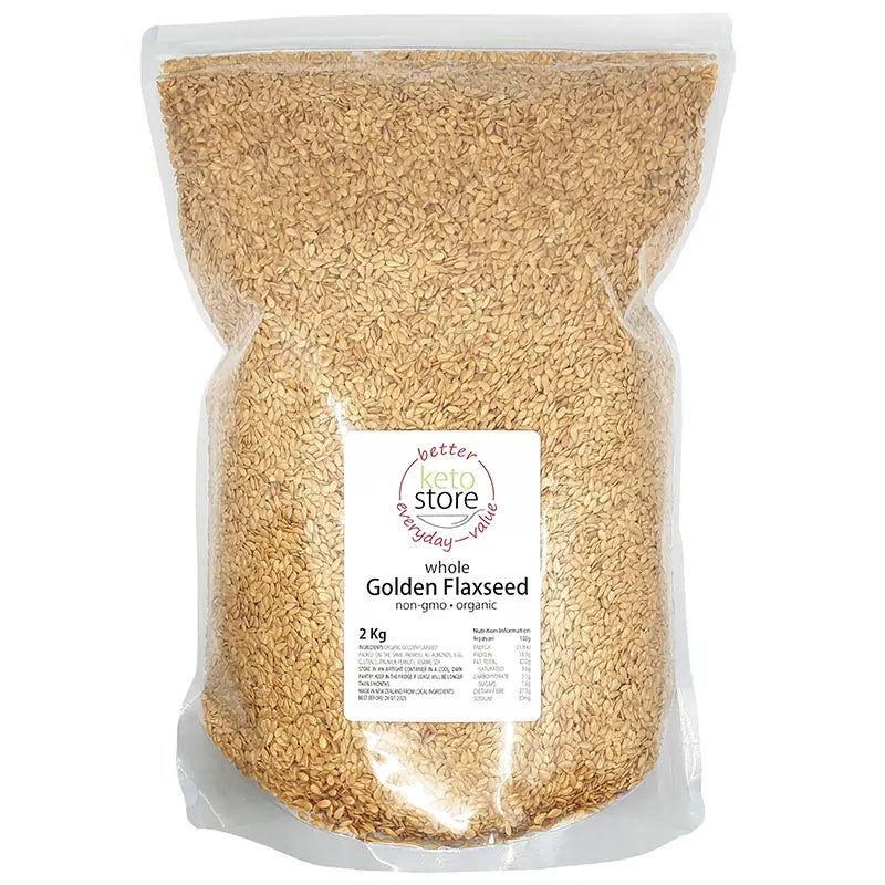 Keto Store NZ | Flaxseed Golden Whole | 2 kilo size