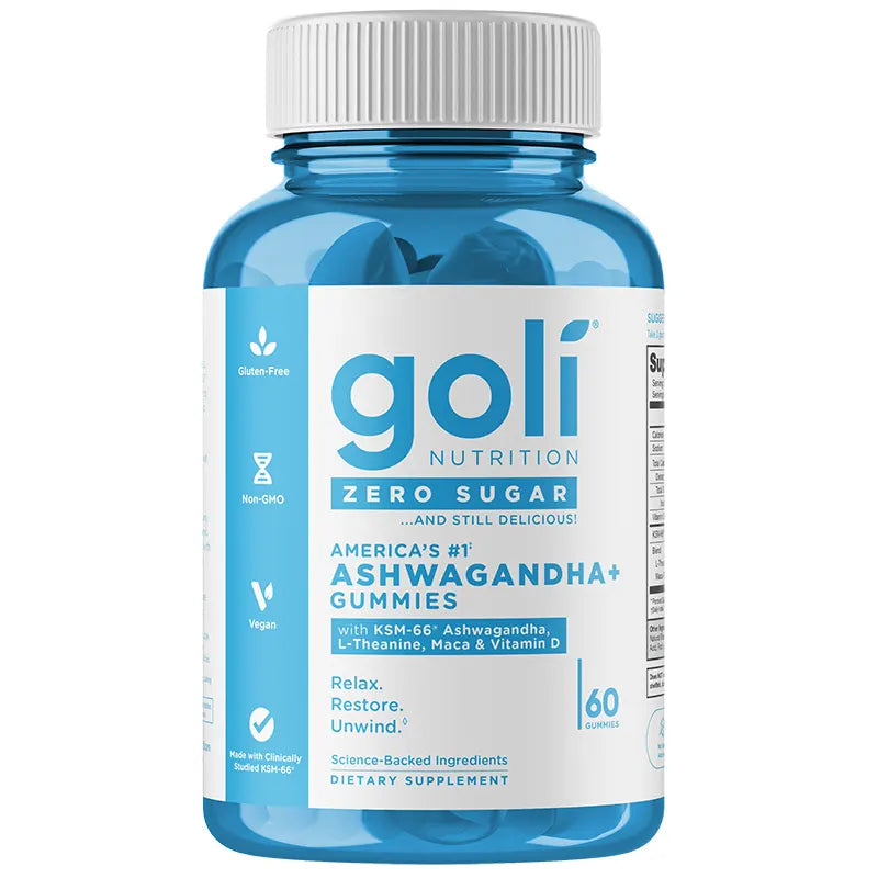 Keto Store NZ | Goli Ashwagandha Gummies | KSM-66 L-Theanine Maca Vitamin D | Supplement