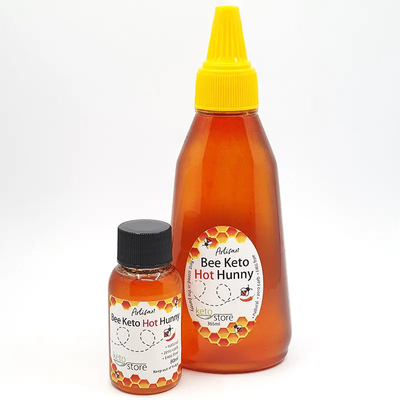 Bee Keto Hot Hunny | exclusive to Keto Store NZ | Keto Hot Honey | Honey Hunny Hunney Spicey