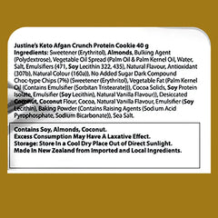 Keto Store NZ | Afghan Crunch Keto Cookie INGREDIENTS | Justine's