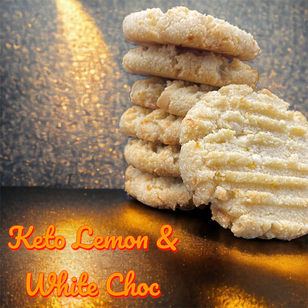 Keto Store NZ | Made to Order | Bikkie Jar | Keto Lemon White Choc