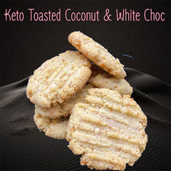 Keto Store NZ | Made to Order | Bikkie Jar | Keto Toasted Coconut White Choc