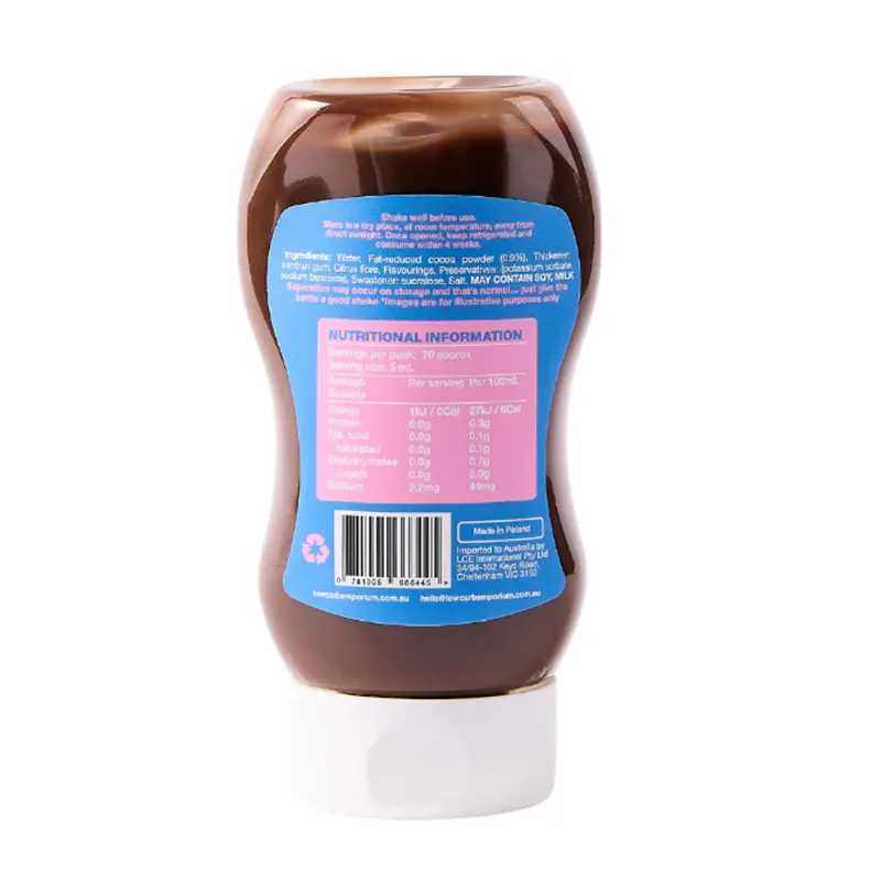 Keto Store NZ | Low Carb Emporium | Chocolate Sauce Ingredients