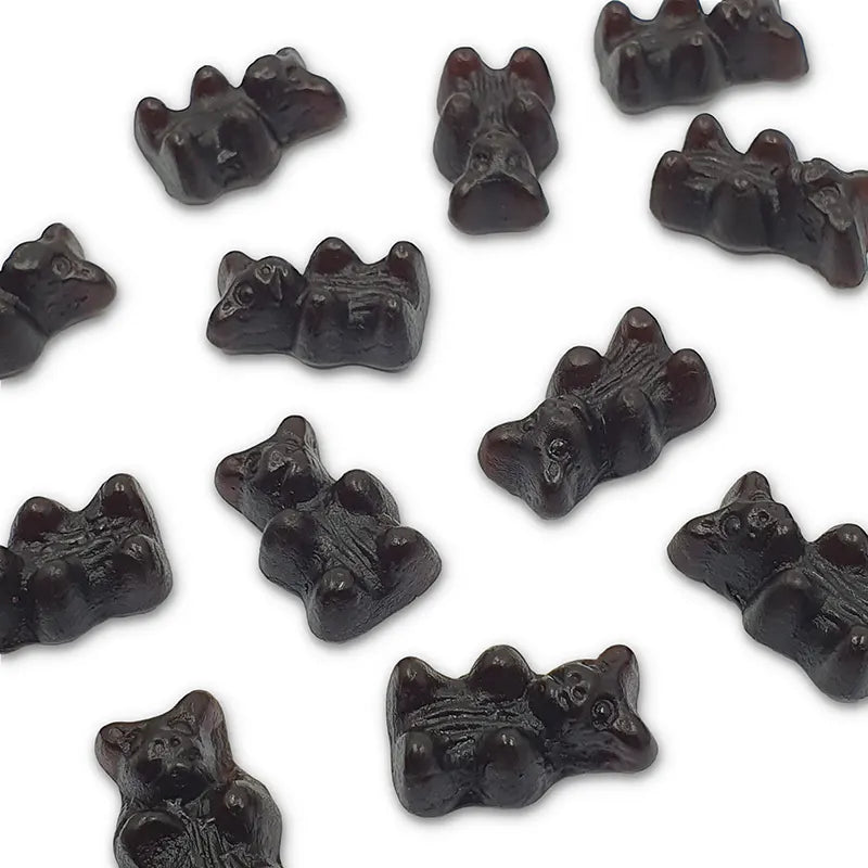 Keto Store NZ | Dutch Licorice Bears | Sugar Free Licorice | Liqourice | Close Up Detail