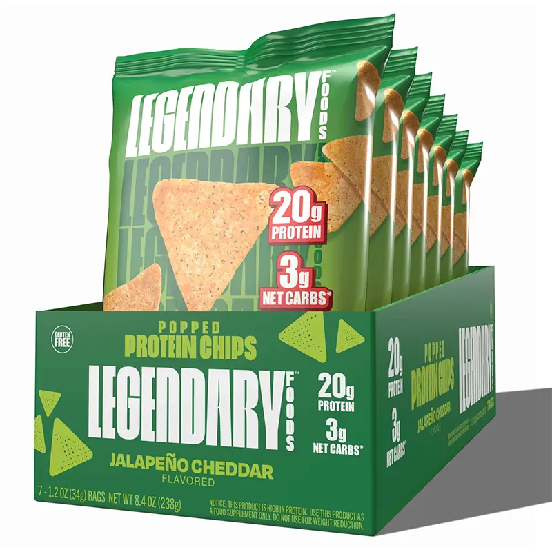 Keto Store NZ | Legendary Jalapeno Cheddar Popped Protein Chips BOX