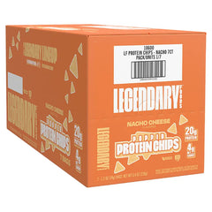 Keto Store NZ | Legendary Nacho Cheese Popped Protein Chips | BOX