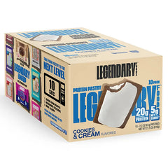 Keto Store NZ | Cookies & Cream Protein Pastry | Box of 10 | Legendary