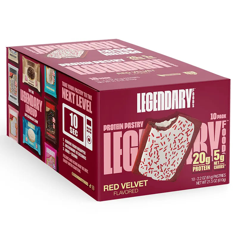 Keto Store NZ | Red Velvet Protein Pastry | Box of 10 | Legendary