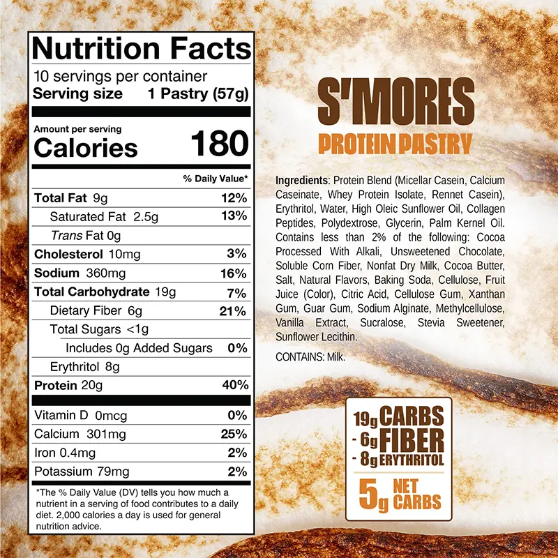 Keto Store NZ | Legendary Protein Pastry - Smores NIP