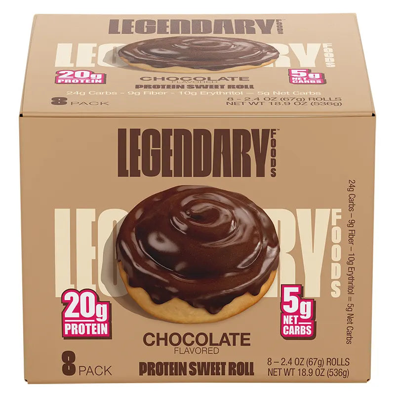 Keto Store NZ | Chocolate Protein Sweet Roll | Box of 8 | Legendary