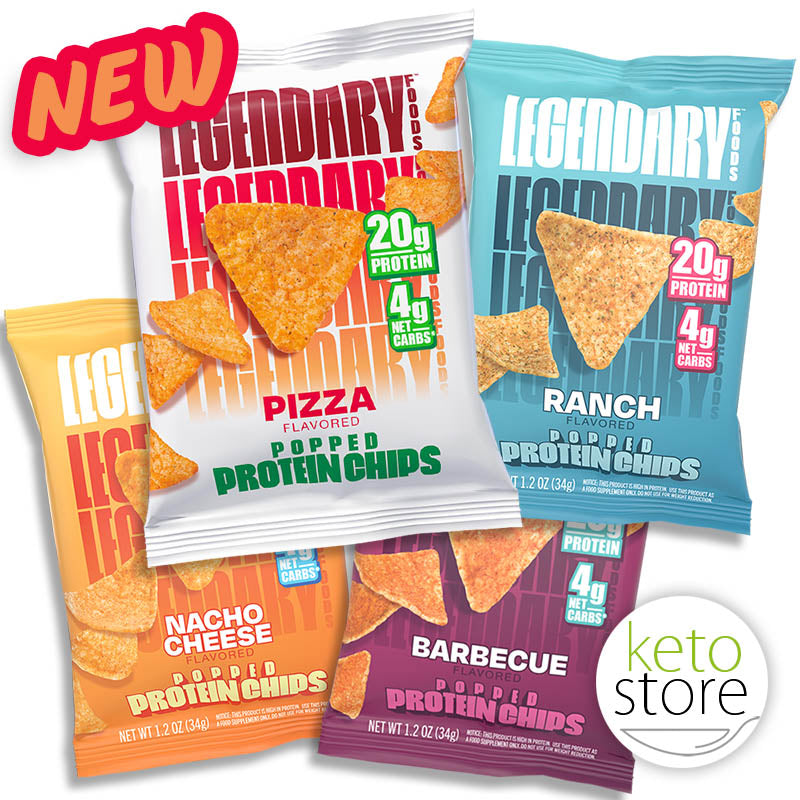 Keto Store NZ | Legendary Protein Chips | 4 flavours variety pack