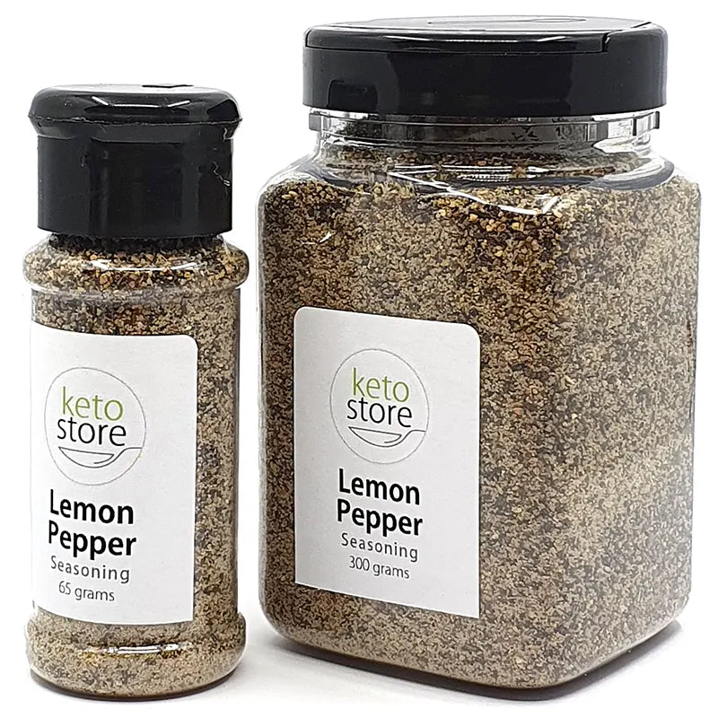 Keto Store NZ | Lemon Pepper Seasoning Jar and Shaker