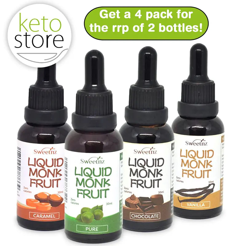 Keto Store NZ | Liquid Monkfruit 4 pack by SweetNZ