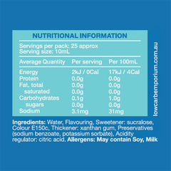 Keto Store NZ | Low Carb Emporium Flavoured Syrup | Chocolate NIP