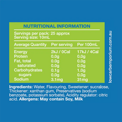Keto Store NZ | Low Carb Emporium Flavoured Syrup | Pistachio | Dubai Chocolate NIP