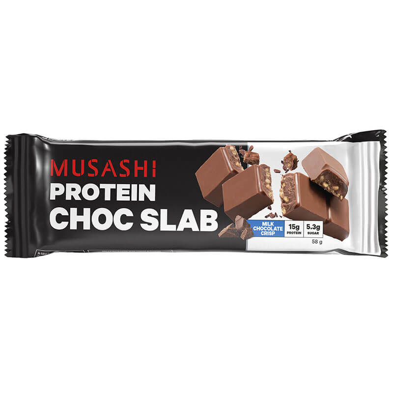 Keto Store NZ | Musashi Protein Choc Slab | Milk Chocolate Crisp