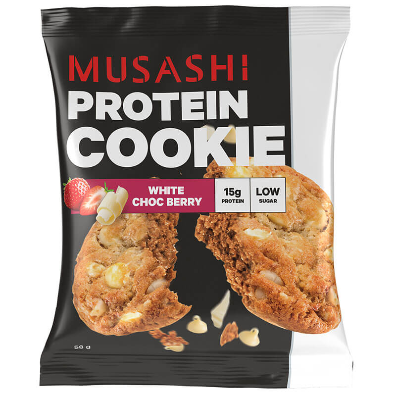 Keto Store NZ | Musashi Protein Cookie | White Choc Berry