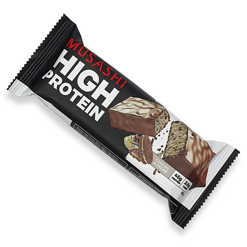 Keto Store NZ | Musashi High Protein Bar | Cookies & Cream Bar