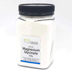 Keto Store NZ | Magnesium Glycinate | 250g Jar | pure supplement