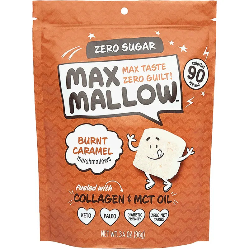 Keto Store NZ | Max Mallow | Marshmallows | Caramel flavour with collagen and MCT oil | Keto Paleo