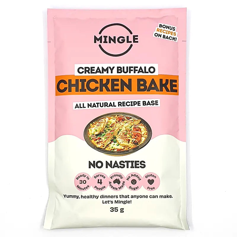 Keto Store NZ | Buffalo Chicken Bake | Mingle Recipe Mix