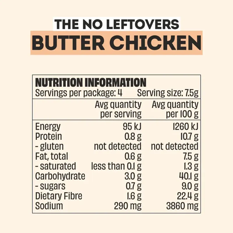 Keto Store NZ | Butter Chicken | Mingle Recipe Mix | NIP