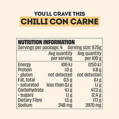 Keto Store NZ | Chilli Con Carne | Mingle Recipe Mix | NIP