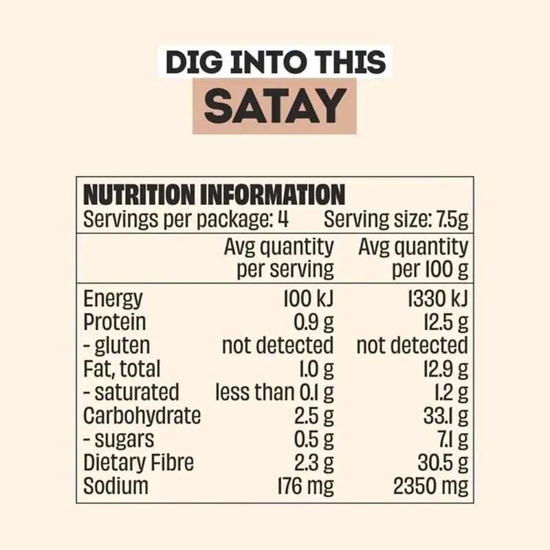 Keto Store NZ | Satay | Mingle Recipe Mix | NIP