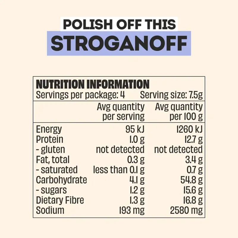 Keto Store NZ | Stroganoff | Mingle Recipe Mix | NIP