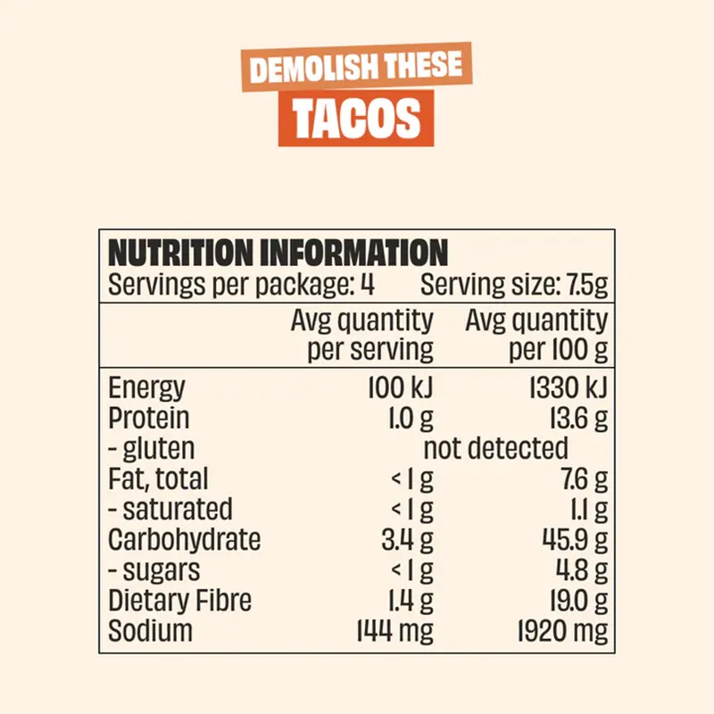 Keto Store NZ | Tacos | Mingle Recipe Mix | NIP