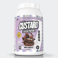 Keto Store NZ | Muscle Nation | Custard Casein Protein Double Chocolate Flavour