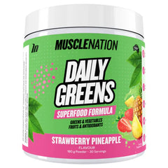 Keto Store NZ | Muscle Nation | Daily Greens | Strawberry Pineapple Flavour