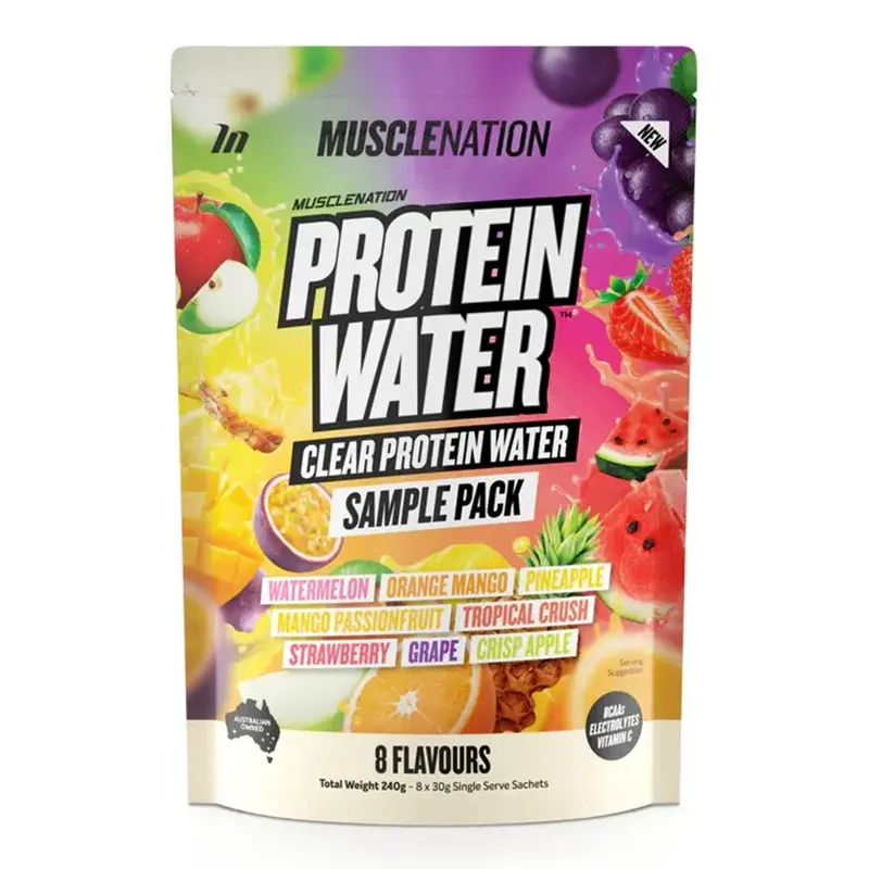 Keto Store NZ | Muscle Nation | Protein Water | 8 Sample Pack