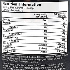 Keto Store NZ | NZ Protein Electrolytes | High Strength Concentrate | Lemon-Lime with Stevia NIP