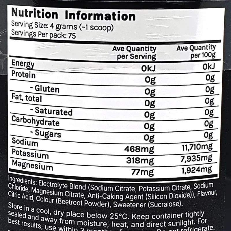 Keto Store NZ | NZ Protein Electrolytes | High Strength Concentrate | Mixed Berry NIP