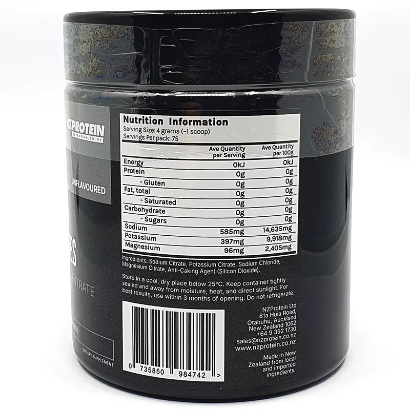 Keto Store NZ | NZ Protein Electrolytes | High Strength Concentrate | Unflavoured Unsweetened Ingredients