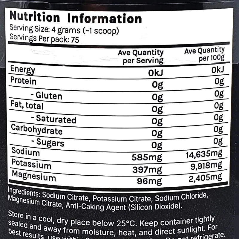 Keto Store NZ | NZ Protein Electrolytes | High Strength Concentrate | Unflavoured Unsweetened NIP