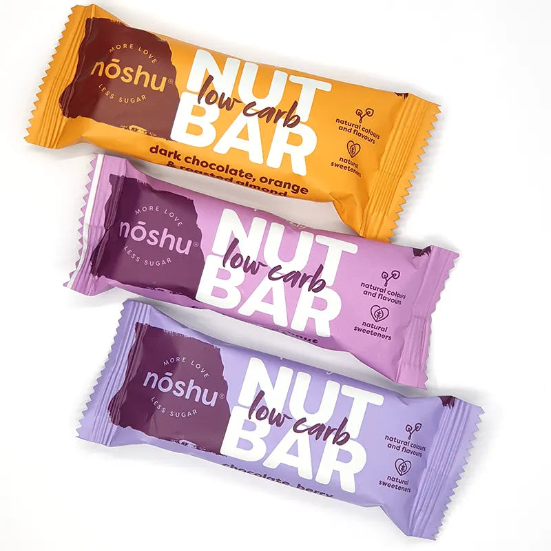 Keto Store NZ | Noshu Bars | Variety Pack | 3 Nut Bars