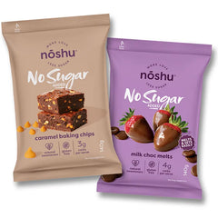 Keto Store NZ | Caramel Baking Chips and Milk Choc Melts combo bundle | Value pack save more