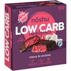 Keto Store NZ | Noshu Low Carb Indulgence | Cherry Coconut | Keto Snack