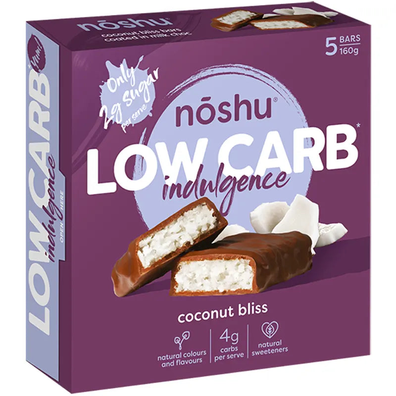 Keto Store NZ | Noshu Low Carb Indulgence | Coconut Bliss | Keto Snack