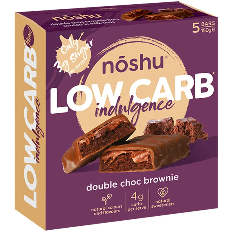 Keto Store NZ | Noshu Low Carb Indulgence | Double Choc Brownie | Keto Snack