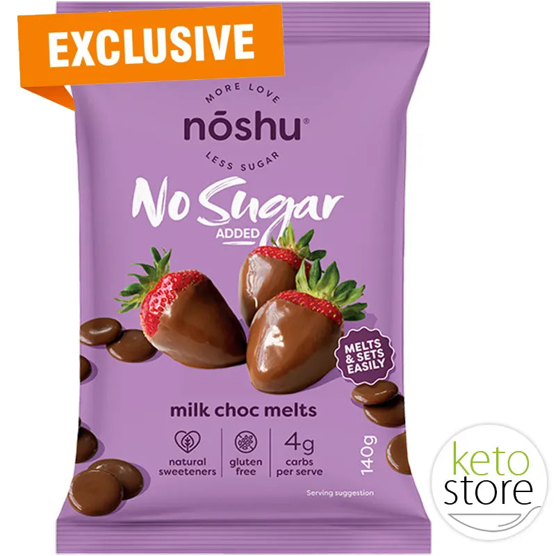 Keto Store NZ | Milk Choc Melts | Exclusive and only available at