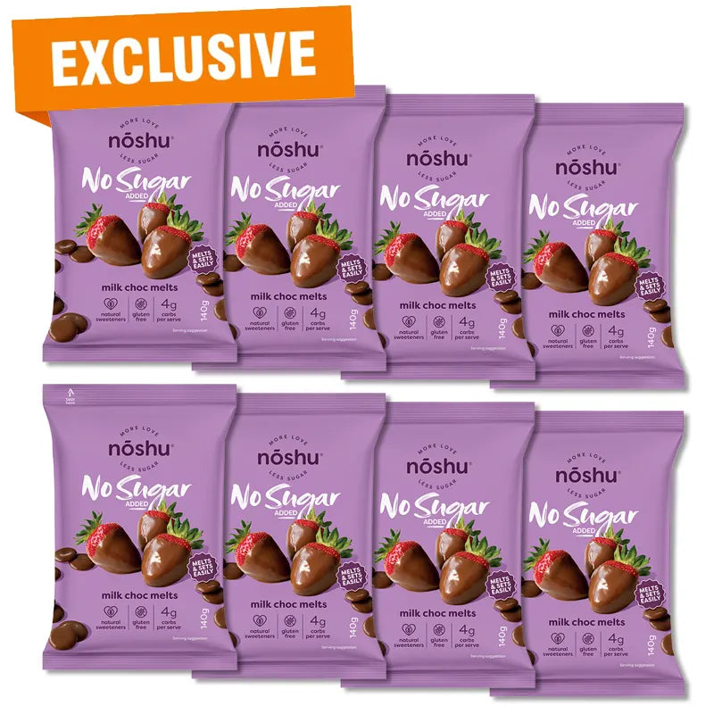 Keto Store NZ | Milk Choc Melts | 8 Packs