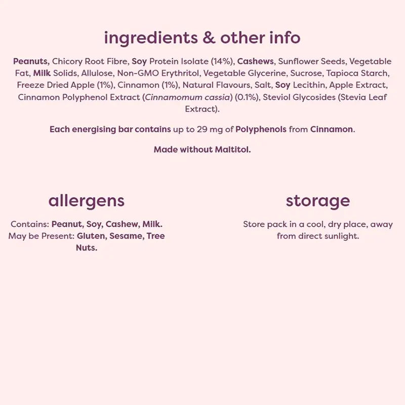 Keto Store NZ | Noshu Protein + Spiced Apple Pie Ingredients