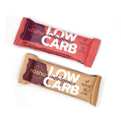 Keto Store NZ | Noshu Bars | Variety Pack | Cherry and Choc Brownie Indulgence Bars 