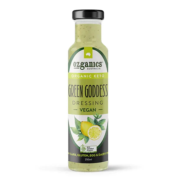 Green Goddess Vegan Keto Dressing by Ozganics from Keto Store NZ Keto Store NZ Ltd