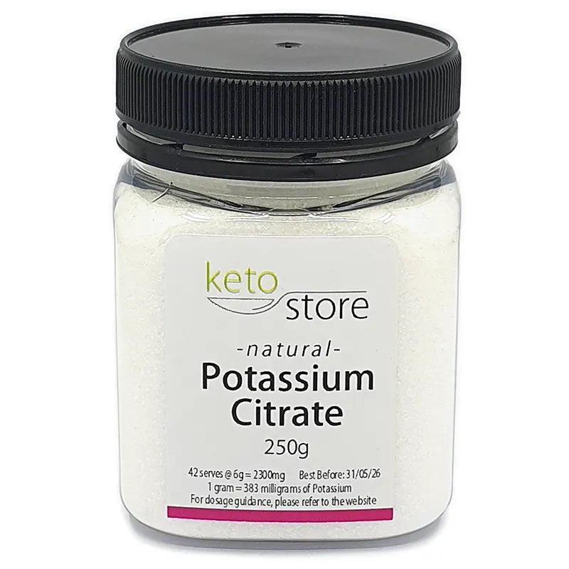 Keto Store NZ | Potassium Citrate 250g Jar